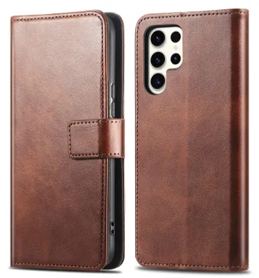 Image de Étui de luxe Imoshion pour Samsung Galaxy S23 Ultra - Marron foncé