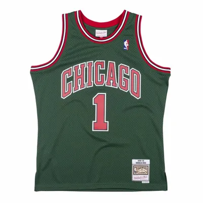 Produktbild von Basketball-T-Shirt Mitchell & Ness Chicago Bulls 2008-09 St Patrick's Day edition Nº8 Derrick Rose grün - XL