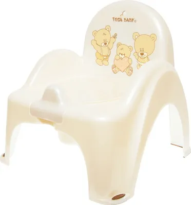 Zdjęcie produktu dla TEGA BABY Krzesełko Nocnik Teddy biała masa perłowa