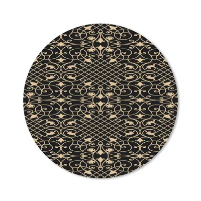Produktbild von MuchoWow® Mauspad Mousepad Muster - Abstrakt - Gold - Jahre 20s 30x30 cm - Mousepads - Maus Mat - Pad - Mausunterlage - Tischunterlage - Schreibtischmatten