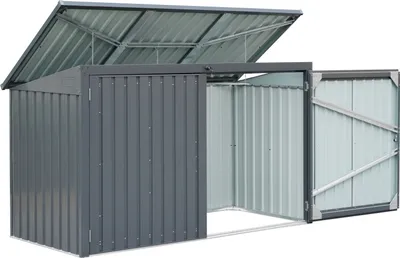 Produktbild von floraworld Mülleimer-Garage3 Müllton ne233 x 101 x 113/134 cm