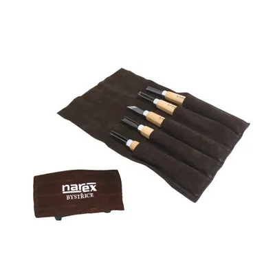 Obrázek produktu pro Sada řezbářských dlát START v kapsáři, 5-pc