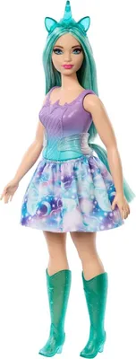 Image de Mattel HRR15 - Barbie - Poupée Licorne - Un jeu magique aux couleurs de l'arc-en-ciel !