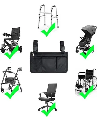 Produktbild von Famanu Rollstuhltasche - Praktische Aufbewahrungslösung für Senioren