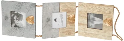 Fotolijst, MDF, braun, 14x49x1 cm, 6 Stück
