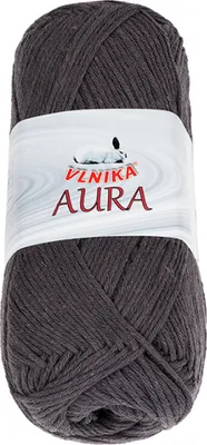 Produktbild von Garn AURA - 100g / 170 m - Schwarz