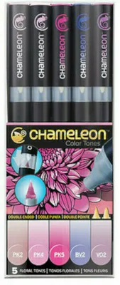 Produktbild von Chameleon Floral Tones Schattierungsmarker Floral Tones 5 Stck