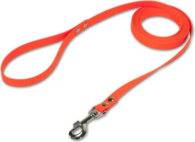 Produktbild von Mystique® Biothane Leine 19mm neon orange 3m mit HS
