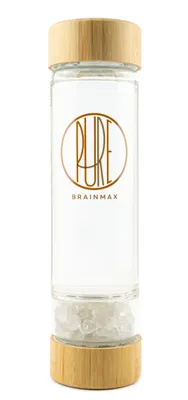 Obrázek produktu pro Skleněná láhev s křišťálem, 500 ml