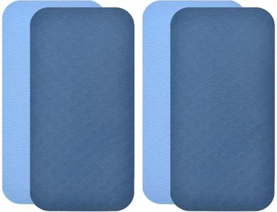 Produktbild von Ibenzoa® Kniepolster 2er-Set für Yoga & Fitness – rutschfeste TPE-Knieauflagen mit Schutz & Dämpfung, 34 x 17 x 1 cm