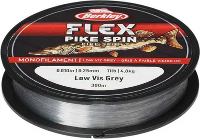 Image de Berkley Flex Pike Spin 300m 0.25mm 4.80kg gris