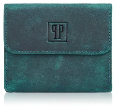 Produktbild von Damen Portemonnaie aus Leder grün RFID Paolo Peruzzi T-11-GR