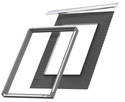 Image de VELUX EL MK04 0000, pare-éclaboussures pour fenêtre, blanc, mat