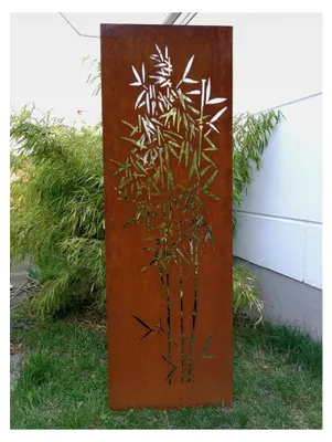 Produktbild von Edelrost Sichtschutz aus Metall 150 * 50 cm