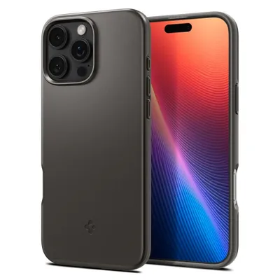 Image de Spigen Mince Fit Mag MagSafe Apple iPhone 16 Pro Gunmetal
