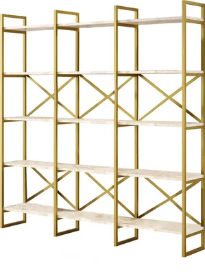 Produktbild von Skye Decor, Vg6-Ge, Bücherregale, Weißer Marmor, 170 x 175 x 30 cm