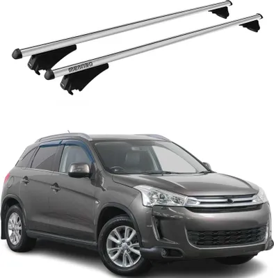 Produktbild von Menabo Dachträger Grundtäger für Citroen C4 Aircross 2012-2017 75kg Silber 2tlg