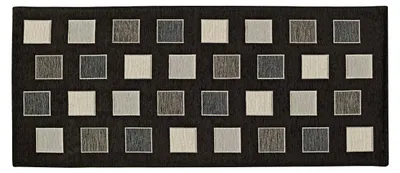 Küchenläufer antislip waschbar 55x115 cm geometrisch