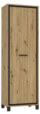 Produktbild von FORTE TRONDHEIM Schrank 65, Kleiderschrank klein Flurschrank schmal, Garderobens