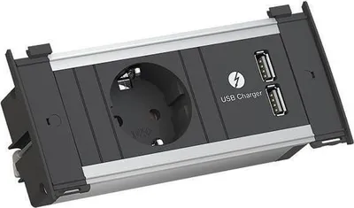 Immagine prodotto di Bachmann KAPSA XS 1xCEE7/3 2xUSB, 0,2 m GST18