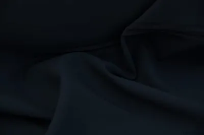 Produktbild von Stretchstoff Schwarz Polyester