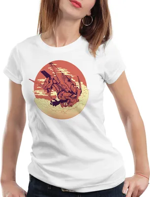 Produktbild von style3 Mecha Morgen Damen T-Shirt neo tokyo3 evangelion, Farbe:Weiß, Größe:M