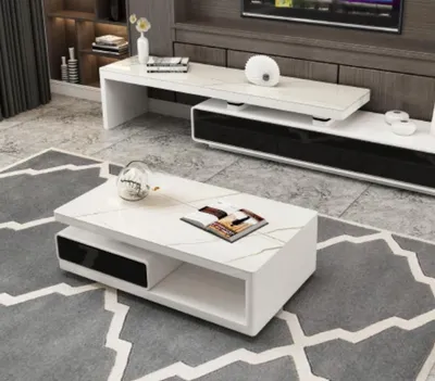 Zdjęcie produktu dla Stolik kawowy Stolik boczny Stolik do salonu Stoliki drewniane Stolik boczny 130x70