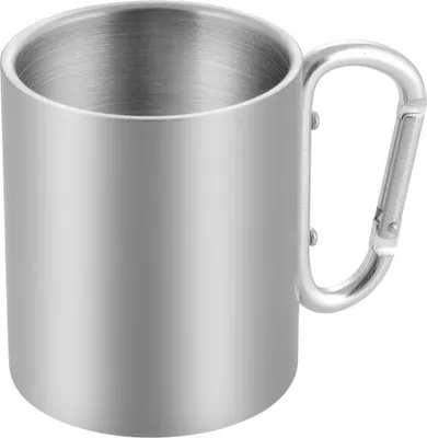Produktbild von Karabiner-Becher, Edelstahl, ca. 280 ml