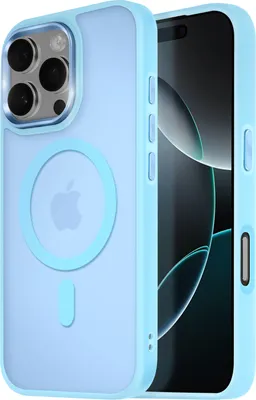 Zdjęcie produktu dla Avizar, etui MagSafe do Apple iPhone 16 Pro Frost Colour, jasnoniebieskie