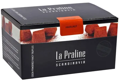 Produktbild von La Praline Scandinavia Truffles Hazelnut 200g