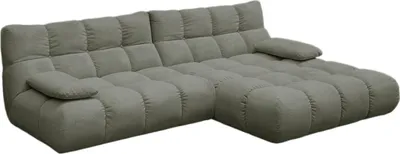 Produktbild von KAWOLA Sofa VIVIEN Ecksofa Feincord olivgrün Longchair rechts