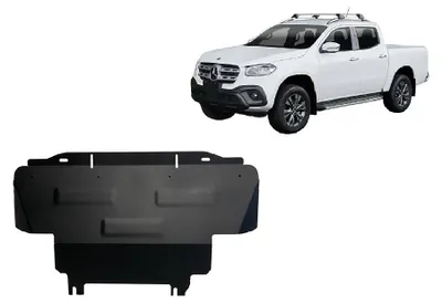 Immagine prodotto di Griglia di protezione paraurti anteriore in acciaio per Mercedes X-Class W470 - dal 2017 al 2020
