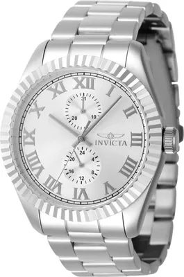 Obrázek produktu pro Invicta Specialty 47421 Pánské hodinky - Quartz Movement - Nerezová ocel se stříbrným ciferníkem - 43 mm