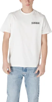 Produktbild von Napapijri Herren TShirt 100 Baumwolle Weiß : Größe - S Größe: S