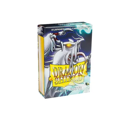 Image de Dragon Shield : Japonais mat blanc (60 pièces)