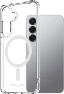 Image de AlzaGuard Crystal Clear TPU Fall compatible avec Magsafe pro Samsung Galaxy S25