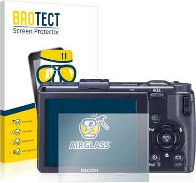 Produktbild von BROTECT Schutzglas für Ricoh GR Digital III (2009-2011) Schutzfolie Panzer Folie Glas Display Schutz klar
