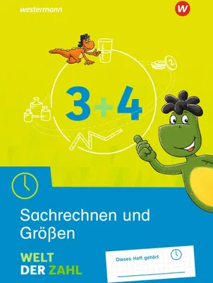 Produktbild von Welt der Zahl 3 / 4. Arbeitsheft Sachrechnen und Größen
