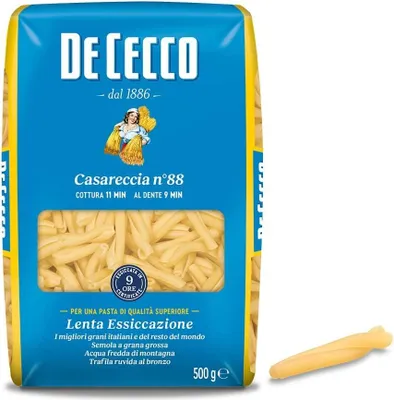 Produktbild von 24x Pasta De Cecco 100% Italienisch Casareccia n. 88 Nudeln 500g + Italian Gourmet Polpa 400g