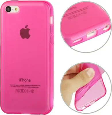 Produktbild von Schutzhülle TPU Case für Handy Apple iPhone 5C Pink