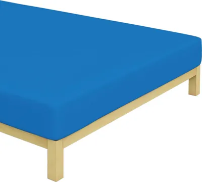 Obrázok produktu pre Kráľovské modré jerseyové prestieradlo, rozmer: 90 x 200 cm