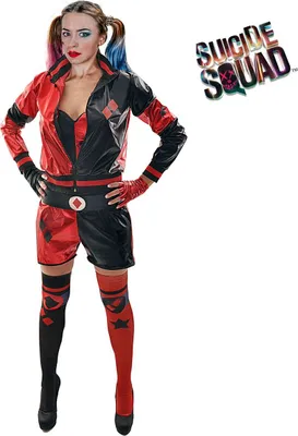 Produktbild von Harley Quinn Kostüm Suicide Squad für Teenager und Damen, Größe:32 / 34
