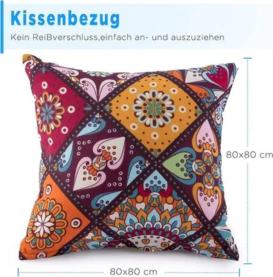 Produktbild von Famanu Bettwäsche 135 x 200 cm, Baumwolle, Bohemian Paisley - 4-teilig
