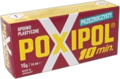 Obrázok produktu pre POXIPOL - dvojzložkové lepidlo, transparentné, 16 g / 14 ml