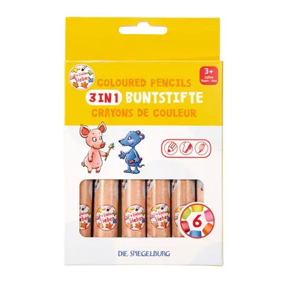 Produktbild von Coppenrath Verlag GmbH & Co.KG 3-in-1 Buntstifte - Die Lieben Sieben 4