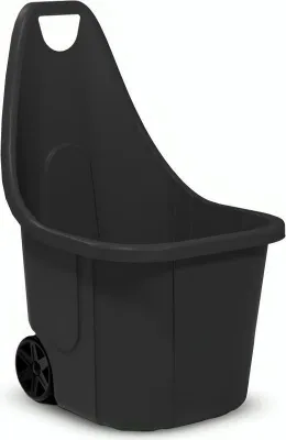 Image de Chariot Blumax CADDY, 60 lit., 50x60x84 cm, noir, pour dechets de jardin