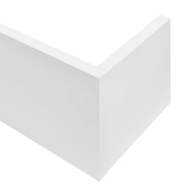 Obrázek produktu pro In And OutdoorMatch Abbigail nástěnný věšák - Se 3 policemi - 119x18x55 cm - Bílá - Dřevotříska - Moderní design