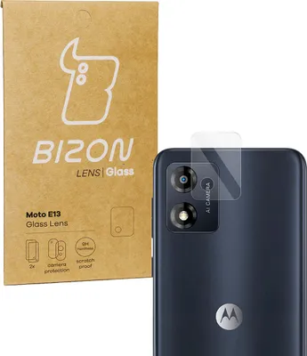 Produktbild von Bizon Glaslinse für Moto E13, 2 Stück