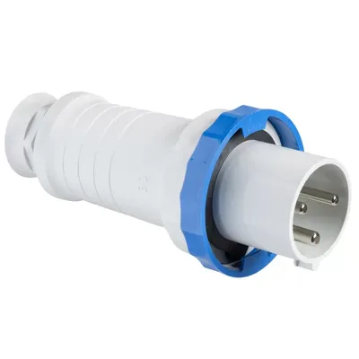 Produktbild von Schneider Electric CEE Stecker, Schraubklemmen , 63A, 2p+E, 200-250 V AC, IP67 81378