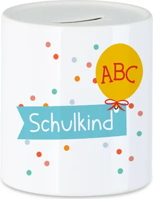Produktbild von Schulkind Spardose  Einschulungsgeschenk Luftballon Grundschule 1. Klasse